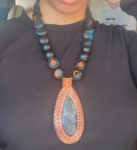 Image 4 of Soul Armor Series: Copper + Cosmic Beads Statement Necklace