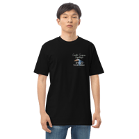 Image 3 of Flying High: Men’s premium heavyweight tee Black