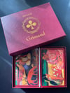 Coffret vintage Grimaud de 2 jeux de 54 cartes, dos tableau Paul Gauguin