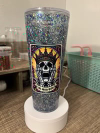Image 3 of Tarot card snowglobe tumbler 