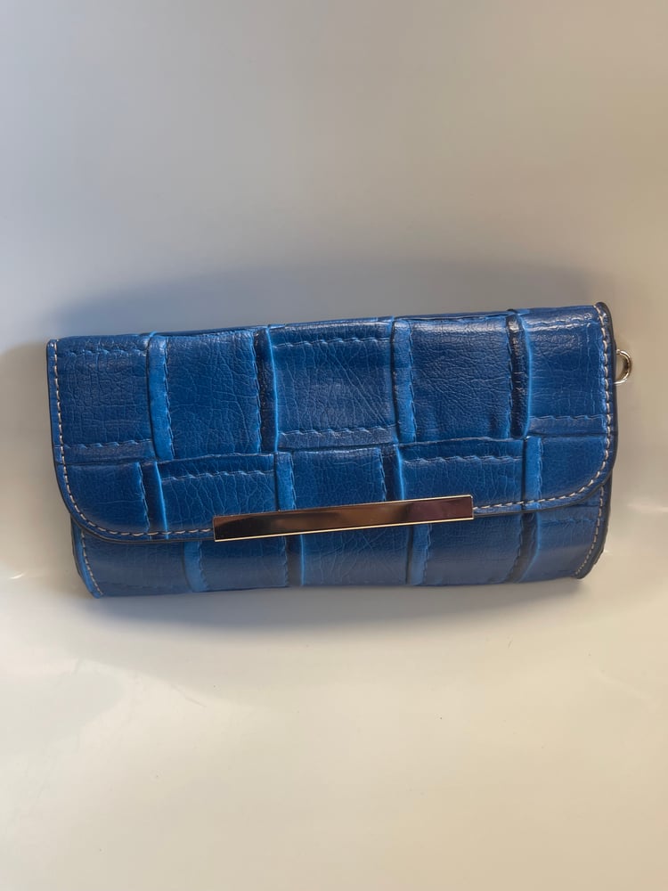 Image of Blue Clutch Bag