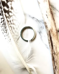 Image 4 of Handmade Sterling Silver Slim Wedding Ring 925