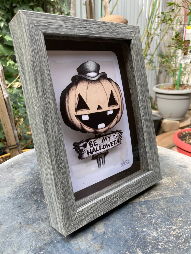 Image of "Be My Halloween" Shadow Box