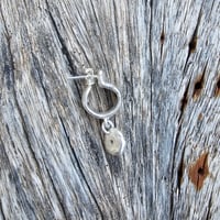 Image 2 of Dangle Moissanite Huggie 3