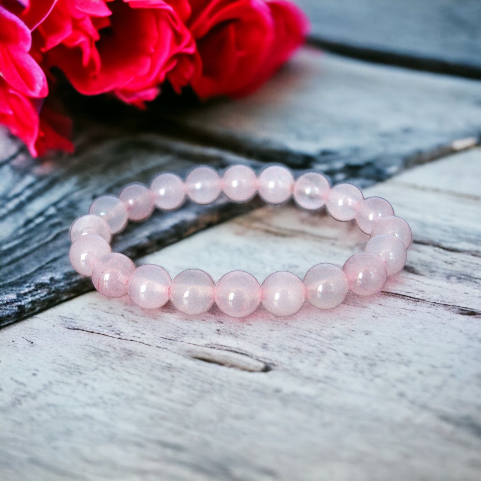 Rose quartz sale stretch bracelet