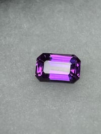 Image 7 of Heated Natural Tanzanite Purple pink, emerald cut, 6.75ct