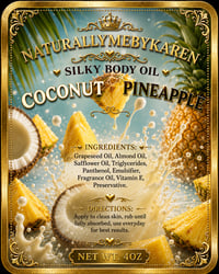Image 3 of  PINEAPPLE COCONUT WHIPPED SUGAR SCRUB, BUTTERIFFIC body butter, silky body oil 