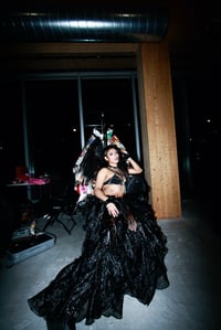 Image 1 of Oil Spill Floor Length Skirt