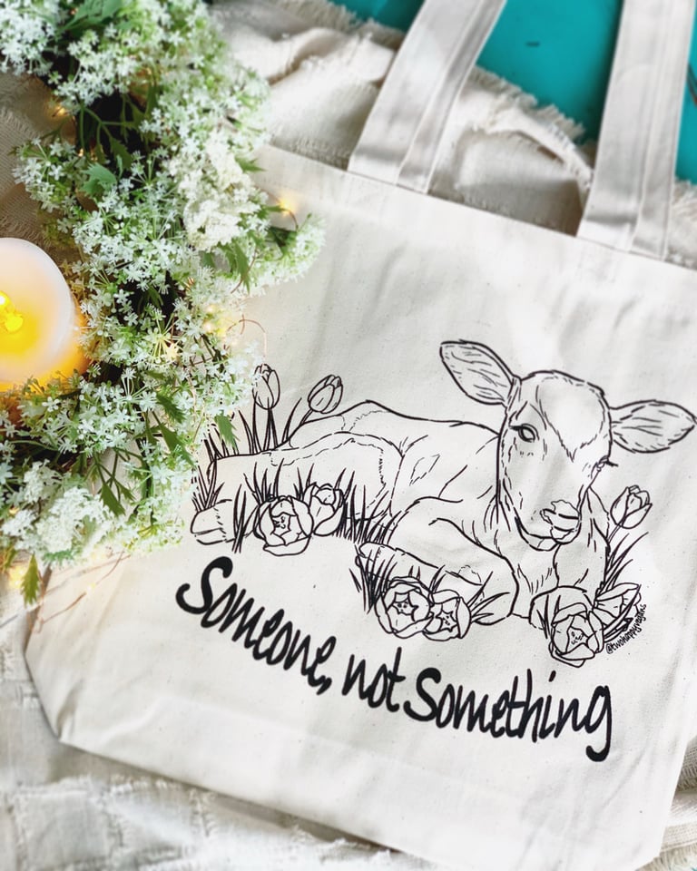 Hand Printed Tote Bag