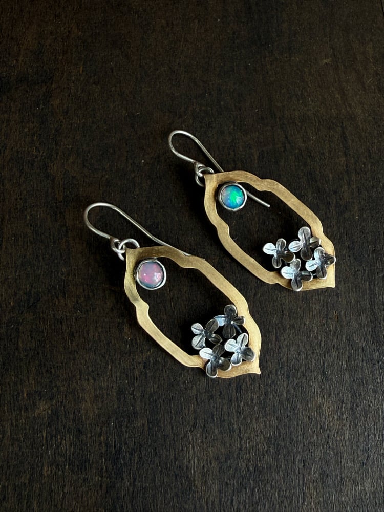 Image of Midnight in Spring Lilac Earrings