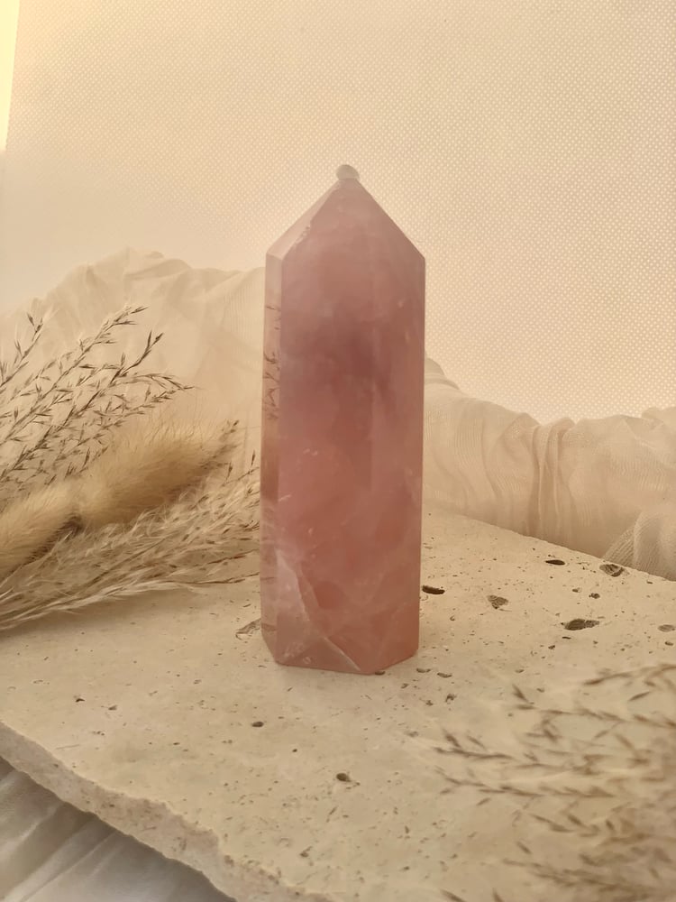 Image of Rose Quartz Lge Tower #165 
