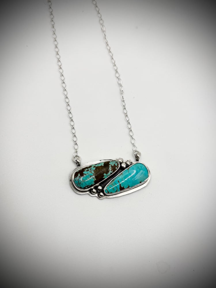 Image of Mine #8 Turquoise Bar Necklace