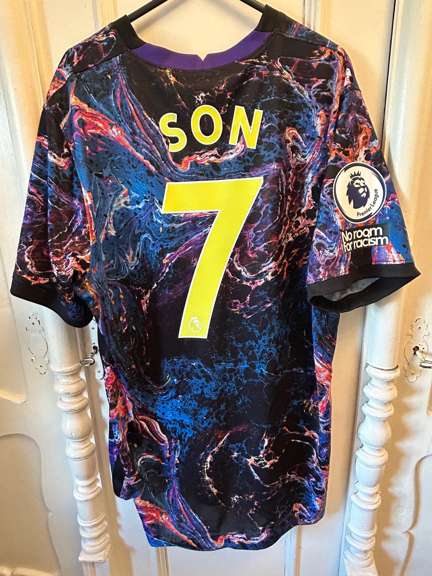 Image of Tottenham “SON 7” 2021/22 Away Shirt + PL patch