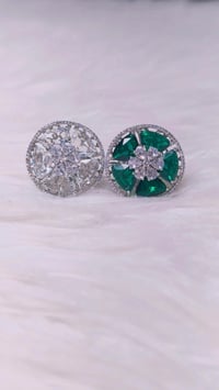 Image 1 of ADR45012_ Big American Diamond Adjustable Ring