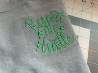 Image 1 of Respect My Hustle Emroidered T-shirt / Custom Colors