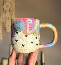 Image 1 of Hearts & Rainbow Mug