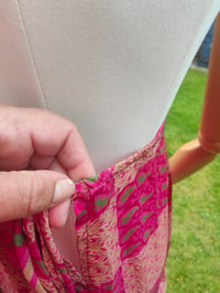 Image 4 of Havana Halter Dress- classic statement holiday piece- one size - PINK