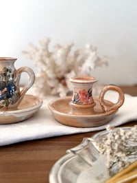 Image 4 of Bougeoir en céramique vernissée