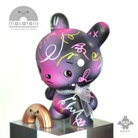 Image 1 of Macaroni - Doodle Edition - Cotton Candy - Custom 3" Kidrobot Dunny