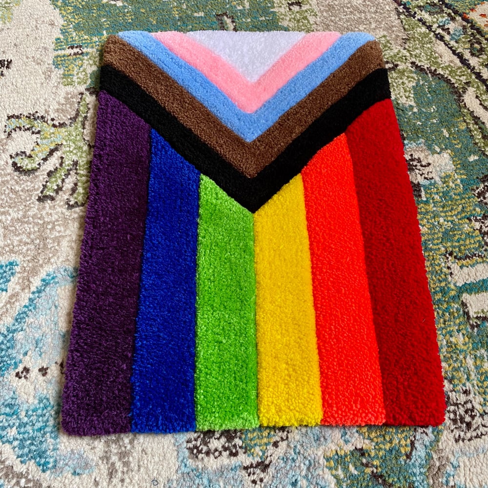 Image of Pride Flag Rug