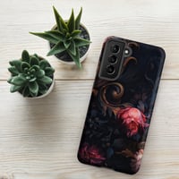 Image 14 of Baroque Style Gothic Inspired Rose Oil Painting Tough case for Samsung®