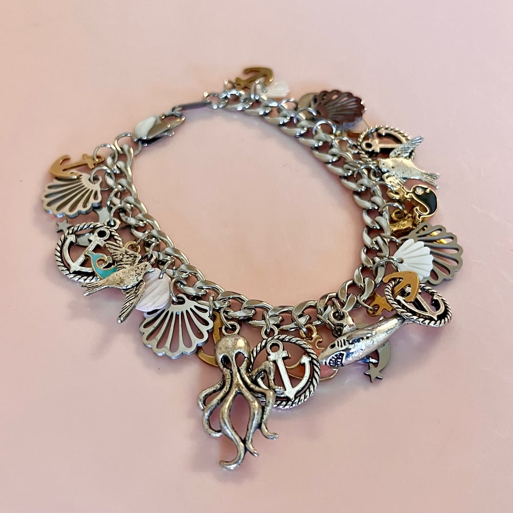 Image of One Of a Kind charm Bracelet - Sea Life 