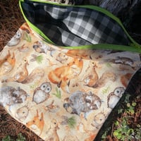 Image 2 of Forest Animals Zipper Pouch