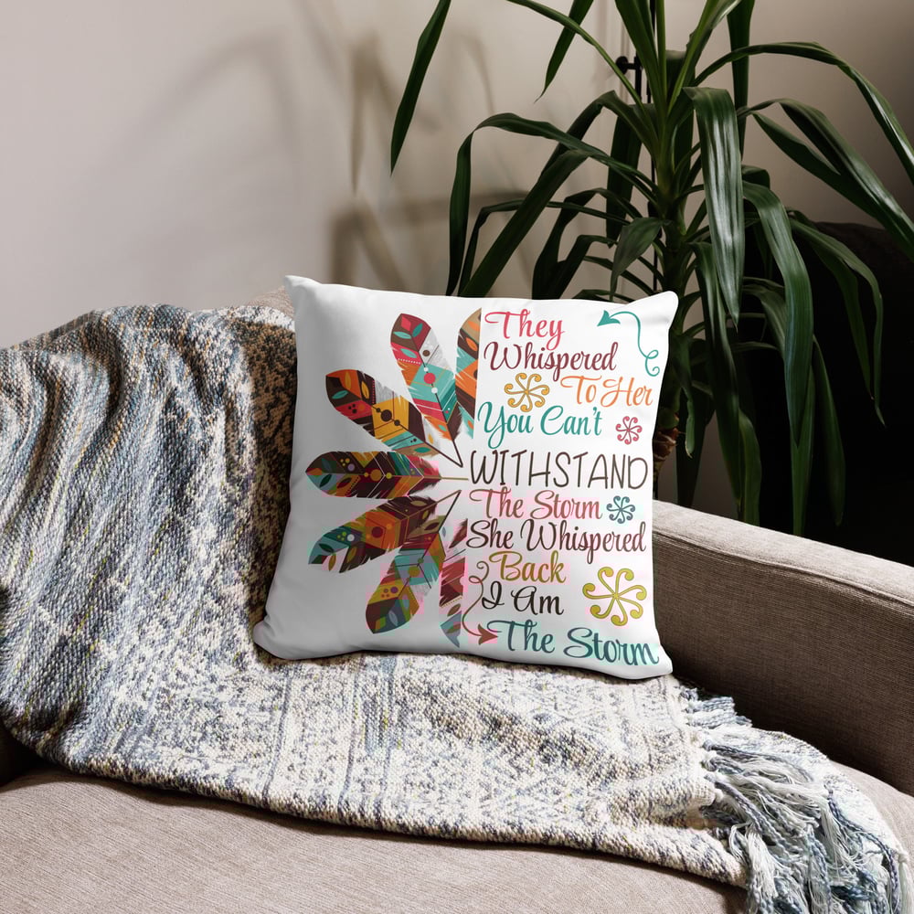 Image of Survive The Storm Basic Pillow