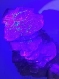 Image 6 of 4.2lb Mangano Pagoda Calcite with Hematite Crystal Specimen 