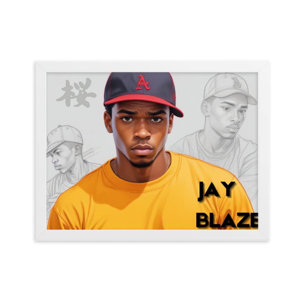 ZEN EXP - “Jay Blaze” Framed matte paper poster