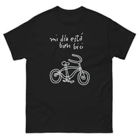 Image 2 of "Mi día está bien BICI" T-shirt negra