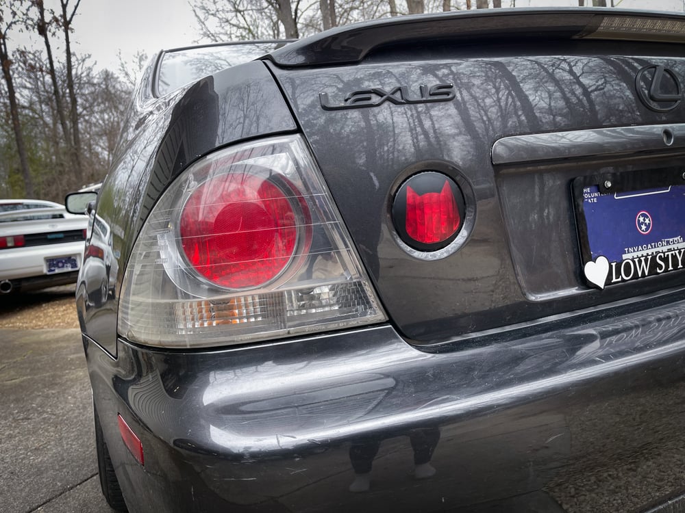 Image of Kitty tail light decals for Lexus IS300