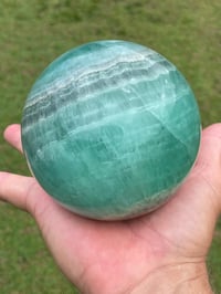 Image 9 of Green Fluorite Sphere #1171
