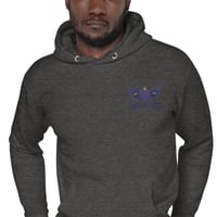 Image 5 of BOSSFITTED Purple Embroidered Logo Unisex Hoodie