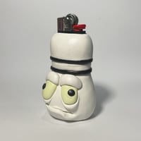 Image 4 of White & Black Bowling Pin 1 Of 1 Clay Lighter Case