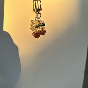 Image of Bow-Cherry Clip Charm/Keychain 