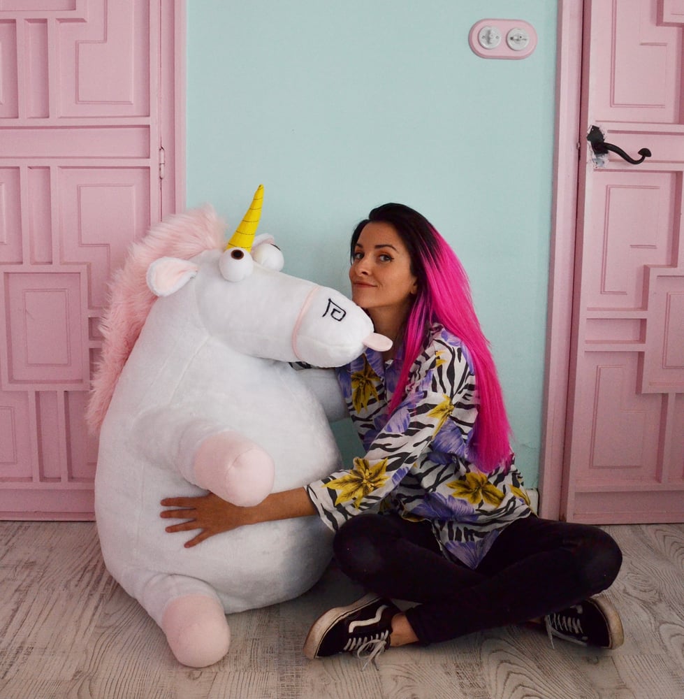 Image of Big plush unicorn