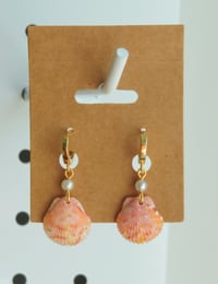 Image 3 of Scallop Shell Earrings