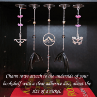 Image 4 of Wings & Stars handmade bookshelf charms copy
