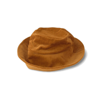 Image 4 of Mia bucket hat corduroy mustard