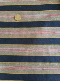 Image 3 of Namasté Fabric rayures bleu-marine 