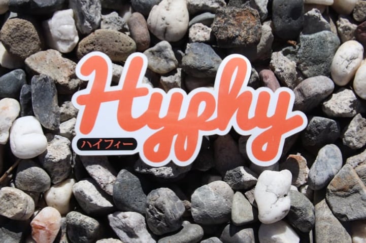 Image of Hyphy Wordmark Sticker Decal