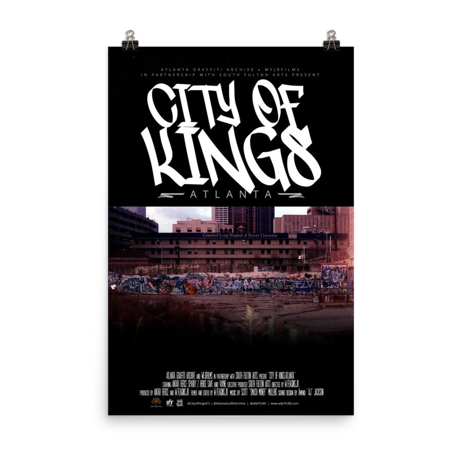 Image of "City Of Kings: Atlanta" Official Poster - "The Yard"