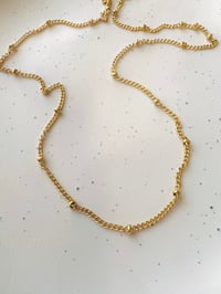 Image 1 of FINE BEAD CHAIN NECKLACE 