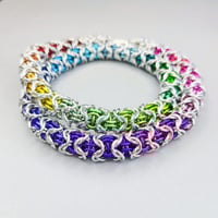 Image 6 of Captive Turkish Roundmaille Color Spectrum Necklace