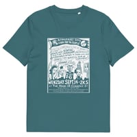 Image 2 of Benefit Flyer | organic unisex t-shirt (dark colors)