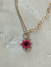 Image 4 of Collier Sun Coqueliwoo acier Doré OU Argenté 