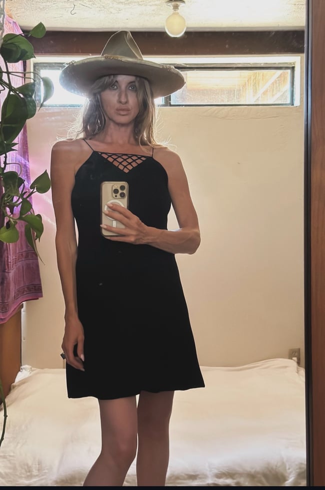 late 60s St. John Knits cut out Birkin dress