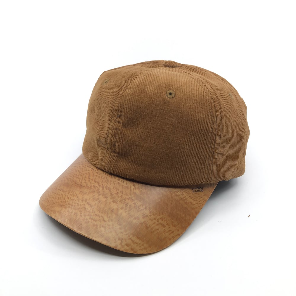 Image of Casquette Velours Camel Platane