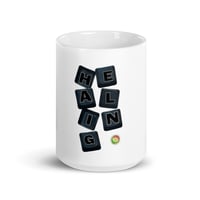 Image 3 of Home White glossy HEALING MODE mug